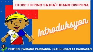 FILIPINO SA IBAT IBANG DISIPLINA  Introduksyon Filipino Bilang Wikang Pambansa Wika ng Bayan [upl. by Brittany]