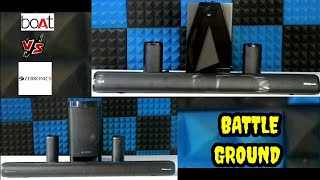 Boat Aavante 3150D3100D VS Zebronics JUKEBAR 9400 Pro 51 SOUNDBAR⚡BATTLEGROUND SOUND COMPARISON [upl. by Oap]