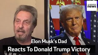 Errol Musk Says Elon Musk Endorsing Donald Trump Was A Turning Point  Elon Musks Dad Interview [upl. by Meng]