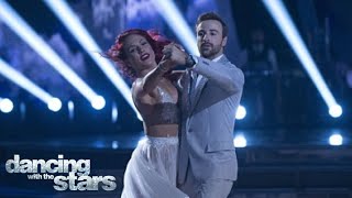 James Hinchcliffe and Sharna Burgess WaltzFoxtrot Fusion Week 11  Dancing With The Stars [upl. by Ekenna]