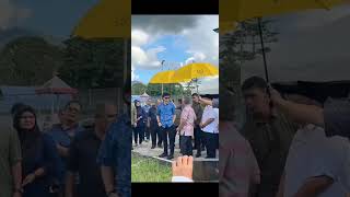 Sultan Pahang amp Tengku Hassanal Meninjau Kawasan di Kg Macang Raub [upl. by Khudari269]