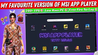 Msi App Player New Emulator For Low End PC  Msi Lite Best Version For Free Fire  TMTT [upl. by Otte]