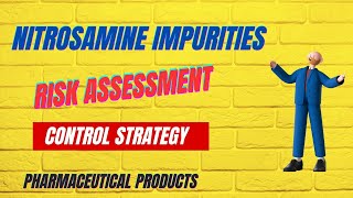 NITROSAMINE IMPURITIES I RISK ASSESSMENT I CONTROL STRATEGY [upl. by Ednutey160]