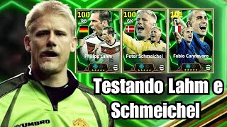 EFOOTBALL 25 TESTANDO LAHM E SCHMEICHEL  PÓS ATUALIZAÇÃO DE DOMINGO  LIGA EFOOTBALL [upl. by Skiest841]