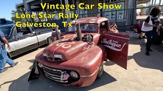 Lone Star Rally 2023 Classic Car Show Galveston Texas [upl. by Fraser]