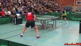 Timo Boll vs JanOve Waldner 2017 Leipold Super Cup [upl. by Bradley154]