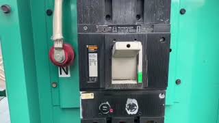 175 kW Cummins DGFB Diesel Generator 2 load test [upl. by Akiemahs]