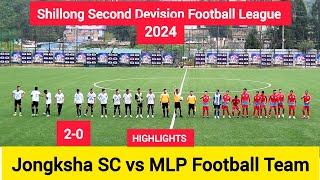 SSA Second Devision football League 2024 First Semifinal MatchJongksha SC vs MLP Football Team [upl. by Del]