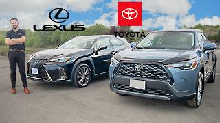 Toyota Corolla Cross LE Vs Lexus UX 250H  Does Practicality trump Luxury [upl. by Reseda183]