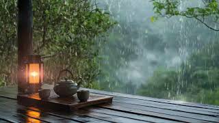 Cozy Bedroom with Relaxing Piano Music 🎹Soft Rain Sounds For Relaxation On Rainy Day Sleep Music💤 [upl. by Sousa]