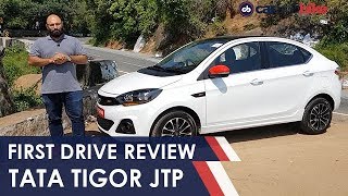 Tata Tigor JTP Review  NDTV carandbike [upl. by Attenna]