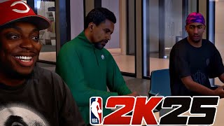 Tray Reacts to NBA 2K25  MyPLAYER amp MyCAREER Courtside Report [upl. by Hiltner789]