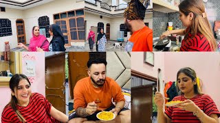 VIAH DIYAN TYARIAN START🥰 PEHLA HOME RENOVATION 🏡 KIMMI NE AJJ NEW DISH BANAYI😍😋KIMMIPAWAN [upl. by Nosduj]