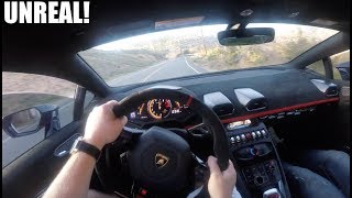 THIS is what its like to drive the FASTEST Lamborghini ever made Huracan Performante POV [upl. by Carola]