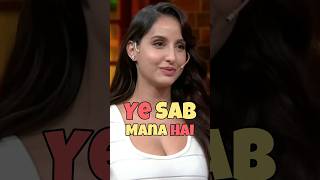 Nora Fatehi Ne Kapil Sharma Ko Bataya Ye Sab Mana Hai 😅👀 shorts ytshorts NoraFatehi [upl. by Siraf]