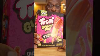 I’m NOT putting this IN MY MOUTH 😡 Trolli Frozen Gummi Pops foodreview snacks shorts [upl. by Etnuaed834]