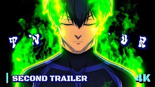 Blue Lock Season 2 Reveals New 2 TrailerTWIXTOR●4K [upl. by Steinberg]