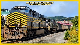 NS 632 Coal Trains Compilation FT The Nickel Plate Road Heritage Leader [upl. by Adyela]