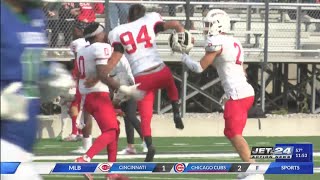 Edinboro vs Mercyhurst football 10122 [upl. by Eimas]