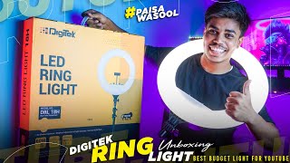 Best Budget Light in 2024 🔥Why Digitek Ring Light in 2024 [upl. by Airdnaxela]