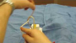 Surgical Knot Tying  Two Hands [upl. by Tennos]