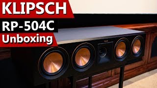 Klipsch RP504C Reference Premiere Center Channel  Unboxing and Overview [upl. by Gabriell]