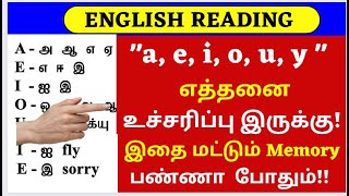 English Reading Practice English Pronunciation in TamilLearn to read English Alphabet sounds [upl. by Johanna]