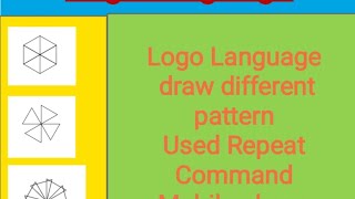 how to create pattern Logo language used repeat command mobile phone [upl. by Akinert]