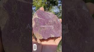 Enjoy every purple moments 💜💜💜💜💜💜 purpurite crystal batualam slab raw kristal amarebdg [upl. by Haland]