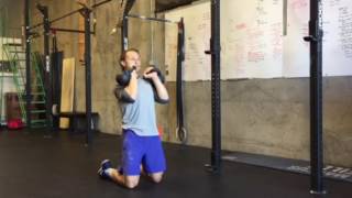 Tall Kneeling KB Push Press [upl. by Nolad]