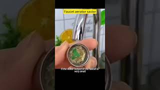 Faucet aerator savior special wrench easy to disassemble and clean lifetips lifetipsforyou [upl. by Rawden]