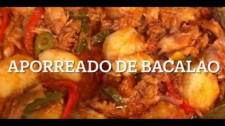 Como hacer aporreado de bacalao o Enchilado de Bacalao [upl. by Aretina]