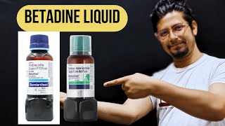 How to use betadine solution  Betadine type  Benefits of betadine gargle [upl. by Bartholemy]