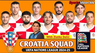 Croatia Squad For UEFA Nations League 2024 in October  Croatia Nations Football Team [upl. by Jule736]