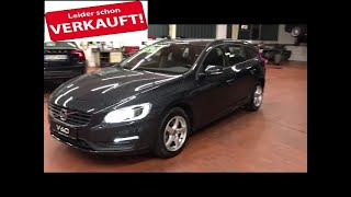 VERKAUFT  Volvo V60 D4 Autom L Business aus 2017 mit 18200 Diesel 190PS  Navi Xenon Sitzheizung [upl. by Gert]