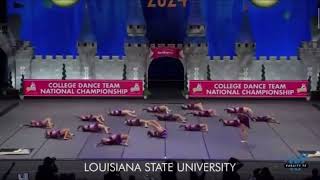 Louisiana State University College Dance Team National Championship 2024 [upl. by Garlan]