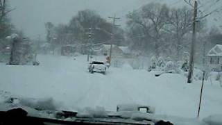 Plowing Feb 5th 2010 Maryland Snow Blizzard [upl. by Muryh326]