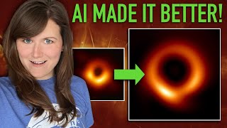 Black hole image gets AI upgrade Messier 87 Event Horizon Telescope [upl. by Ahseik878]