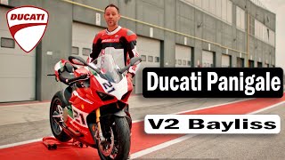 2022 Ducati Panigale V2 Bayliss  World Première Details amp features [upl. by Jenei992]