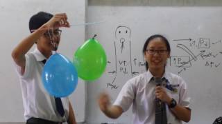 Bernoullis Principle Balloon [upl. by Zemaj]