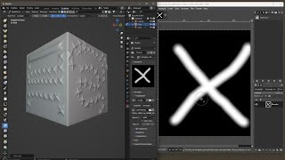 Videoguida  Crea Scalpello per Scultura con Gimp Impostazioni Brush in Blender Tratto Spaziatura [upl. by Shauna432]