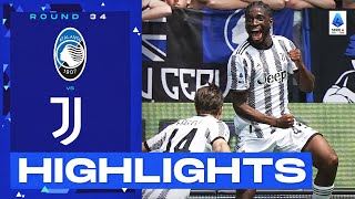 AtalantaJuventus 02  Juve secure second place Goals amp Highlights  Serie A 202223 [upl. by Neeloc]