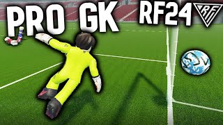 Real Futbol 24 but im a pro gk totally not cap Part 2 [upl. by Idak963]