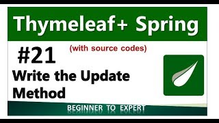 21  Write the Update Methods [upl. by Meek]