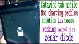 Datawind Tab Not charging problem solution in 1000 working [upl. by Dyal]