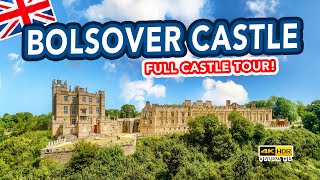 BOLSOVER CASTLE  Full tour of historic Bolsover Castle Derbyshire England  4K UK Walk [upl. by Milstone]