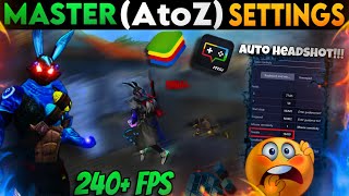 Master These All PAID SECRET Settings For BlueStacks 5 Free Fire PC  BlueStacks 5  MSI 5 [upl. by Valenka]