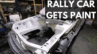 Painting the Engine Bay of the Subaru GC8 Rally Car [upl. by William764]