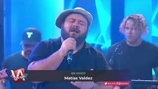 Matías Valdez  Me Encanta En Vivo [upl. by Zicarelli]