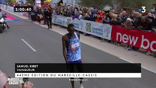 Samuel Kibet est le vainqueur de la 44e édition du MarseilleCassis [upl. by Comstock765]